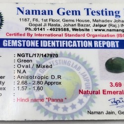 Panna – Natural Emerald Gemstone for Mercury (Budh) & Astrology